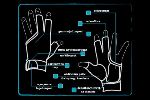 Rękawiczka bilardowa Sułtan 2.0 Longoni- LEWA