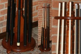 Stojak toczony na 10 kijów - różne kolory