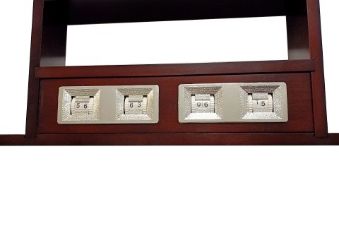 Wieszak półka na kije i bile z licznikiem- różne kolory