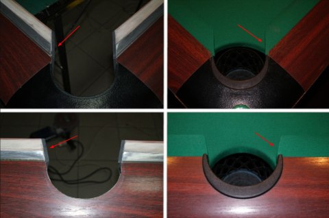 Gumowe końcówki band / wykończenie wlotów- komplet