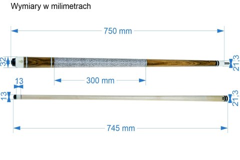Kij bilardowy II cz. McDermott G224