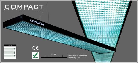 Lampa bilardowa Compact profesjonalna 247x31x6 cm