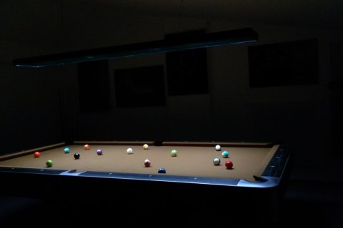 Lampa bilardowa Compact profesjonalna 247x31x6 cm