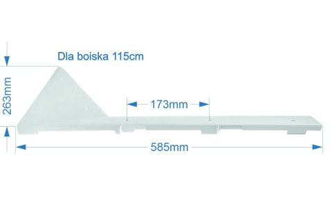 Narożniki do stołów piłkarskich - kpl. 4 szt