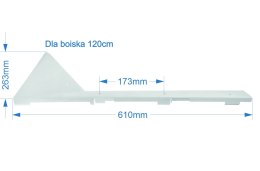 Narożniki do stołów piłkarskich - kpl. 4 szt