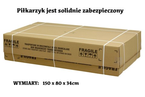 Stół do piłkarzyków Garlando - G-500 Pure White