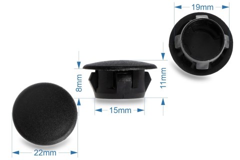 Element plastikowy do korony