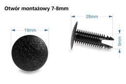 Element plastikowy do łuz
