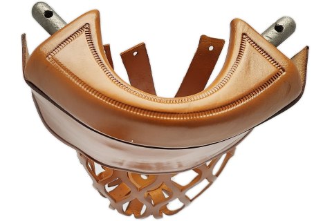 Koszyki skórzane z narożnikami- kpl. 6szt