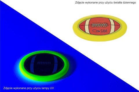 Krążek do cymbergaja - rugby - Sam Billares - 80x65x6 mm 21g