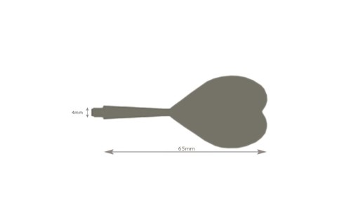 Piórko z trzonkiem plastikowym