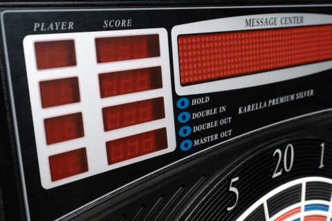 Elektroniczna tarcza do darta Karella Premium Silver