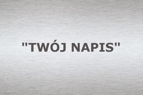 Tabliczka grawerowana