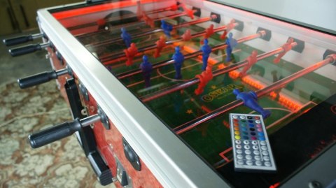 Używane piłkarzyki bordowe roberto sport z podświetleniem LED