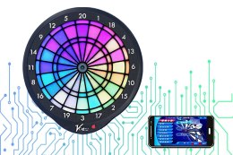 Elektroniczna tarcza do darta online, LED- VDarts H4L