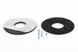 Filc samoprzylepny 87 x 3 lub 4mm do odbijaków air hockey