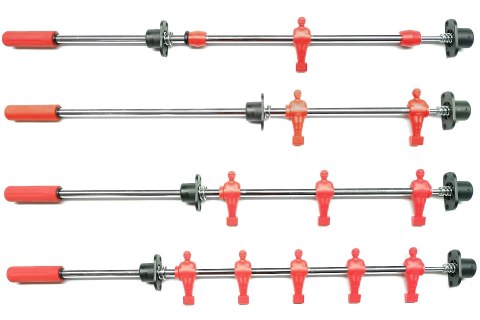 Prowadnice Roberto Sport TELESKOPOWE - komplet (nowy typ)