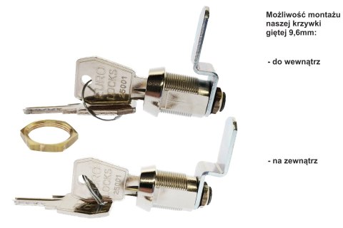 Zamek Euro-Locks B671- znakowanie na zamówienie.