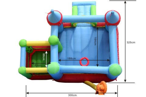 Dmuchany Zamek - Happy Hop - z basenem na kulki