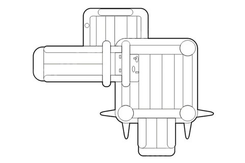 Dmuchany plac zabaw Happy Hop - Kangur
