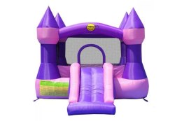 Dmuchany zamek ze zjeżdżalnią Happy Hop - różowy