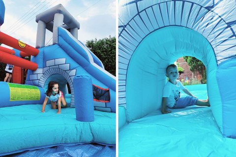 Dmuchany wodny park na mokro i sucho - HappyHop