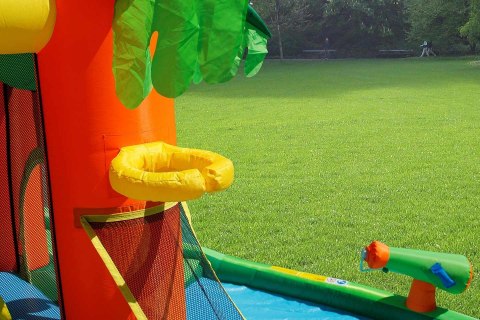 HappyHop wodny dmuchaniec - Tropikalna Wyspa