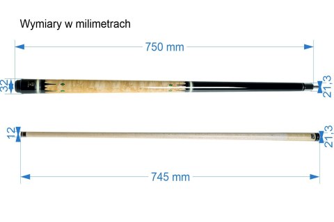 Kij bilardowy II cz. McDermott H851 + i-Pro Slim