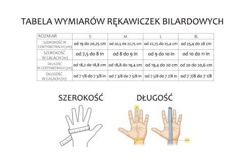 Rękawiczka bilardowa Mezz Premium MGR