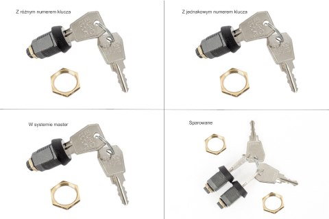 Zamek Euro-Locks C702 do wyboru w 4 wersjach