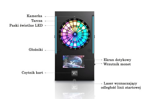 Automat zarobkowy VDarts Mini Plus online - używany na ekspozycji
