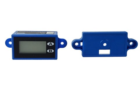 Cyfrowy licznik impulsów - 7-cyfrowy, podświetlany, podwójny