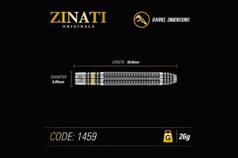 Rzutki Winmau Zinati (steel tip) 22g/26g