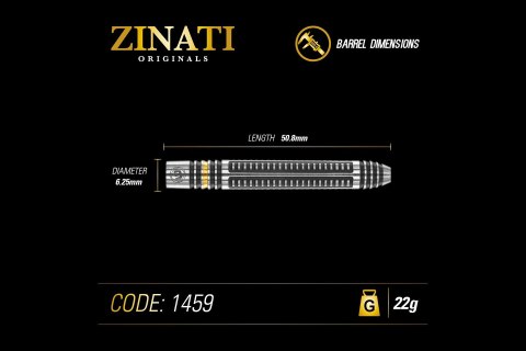 Rzutki Winmau Zinati (steel tip) 22g/26g