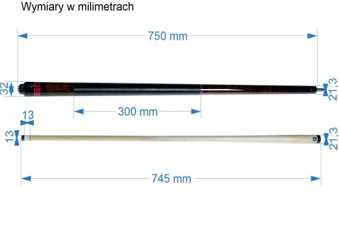 Kij bilardowy II cz. McDermott G209