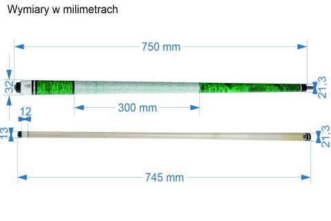 Kij bilardowy II cz. McDermott G240