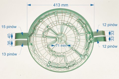 Folia, matryca do tarcz Karella Premium Silver