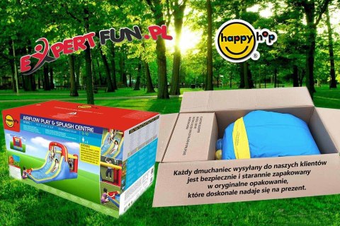 Podwójna zjeżdżalnia Happy Hop Zamek 4w1 na mokro i sucho