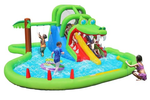 Podwójna zjeżdżalnia wodna Krokodyla w Dżungli - HappyHop