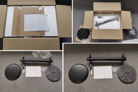 Stojak Metalowy na 6 Kijów - Czarny: Porządek i Elegancja dla Kijów