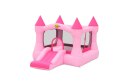 Dmuchany zamek ze zjeżdżalnią Happy Hop new - różowy new 2025