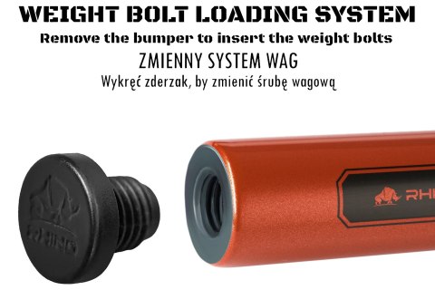 Kij bilardowy 2-cz. Rhino G-L Whiskey Fire