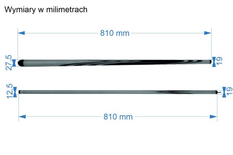 Kij do rosyjskiej piramidy 2-cz Wenge V3 od LERONI