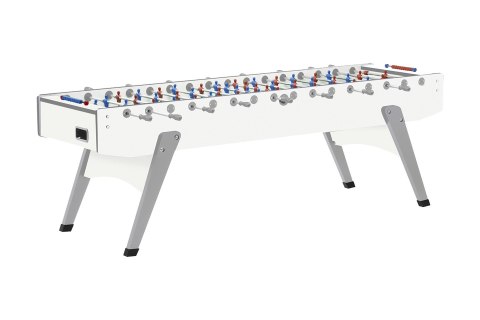 Piłkarzyki Garlando - XXL Pure White dla 8 graczy- Drążki teleskopowe