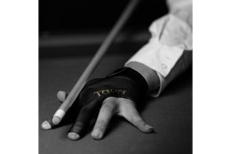 Rękawiczka bilardowa TAOM MIDAS - LEWA, Czarna