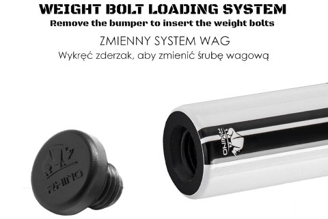 Kij bilardowy 2-cz. Rhino NEBULA 2 - Pure White