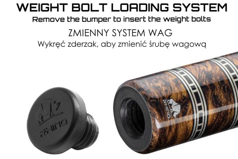 Kij bilardowy 2-cz. Rhino RETRÔ - Thuya LWP