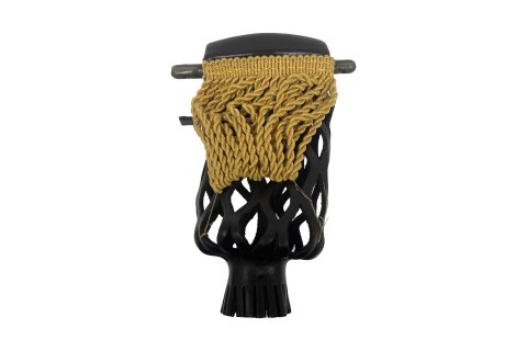 Koszyki skórzane z ozdobnymi frędzlami i narożnikami - komplet 6 szt.