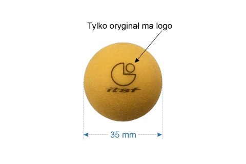 Turniejowa piłeczka Garlando ITSF Quantum